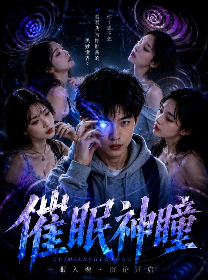 热播短剧《催眠神瞳》封面，都市奇幻异能题材